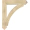 Ekena Millwork Thorton Arts & Crafts Rough Sawn Bracket, Douglas Fir, 6"W x 36"D x 42"H BKT06X36X42THR03RDF - alternate 4